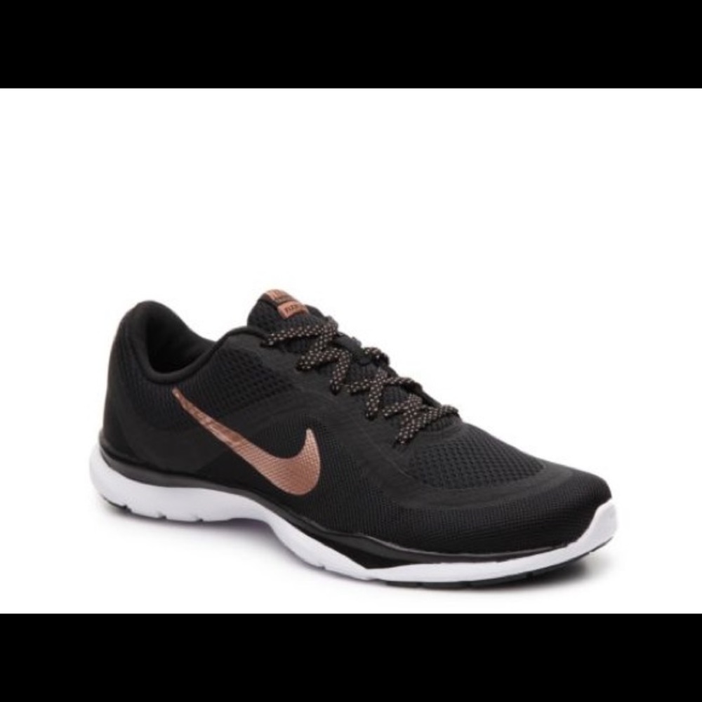 Nike Flex Trainer 6 Rose Gold and Black